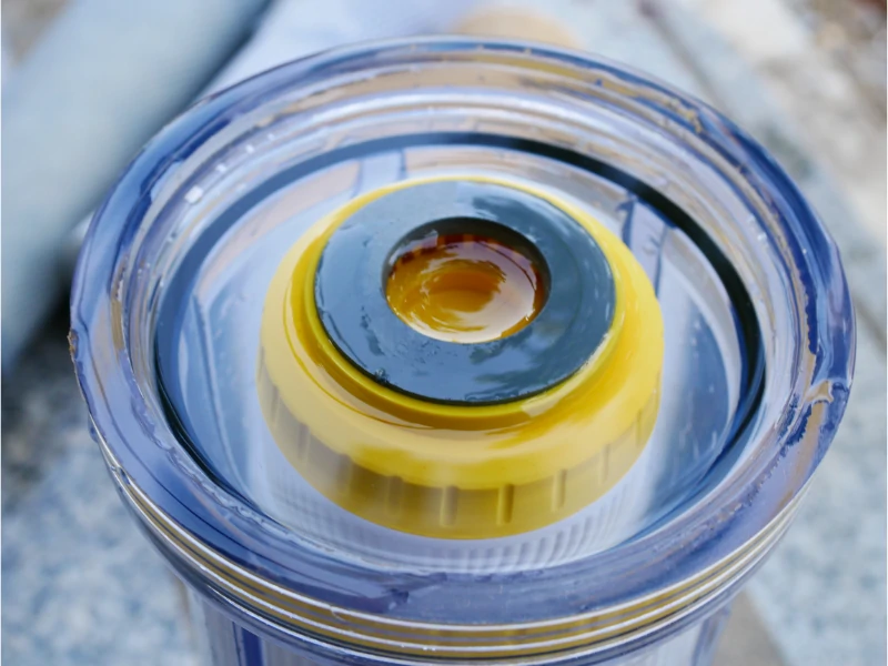 Why does the pH value of reverse osmosis permeate decrease?