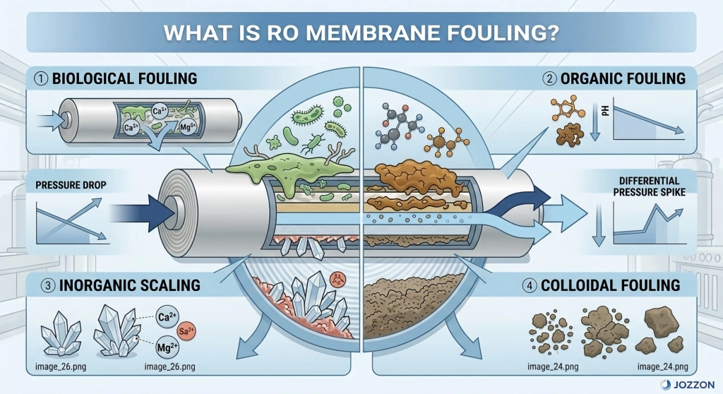 Common RO Membrane Fouling Types and How to Fix Them